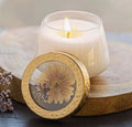 Petite Pressed Floral Candle