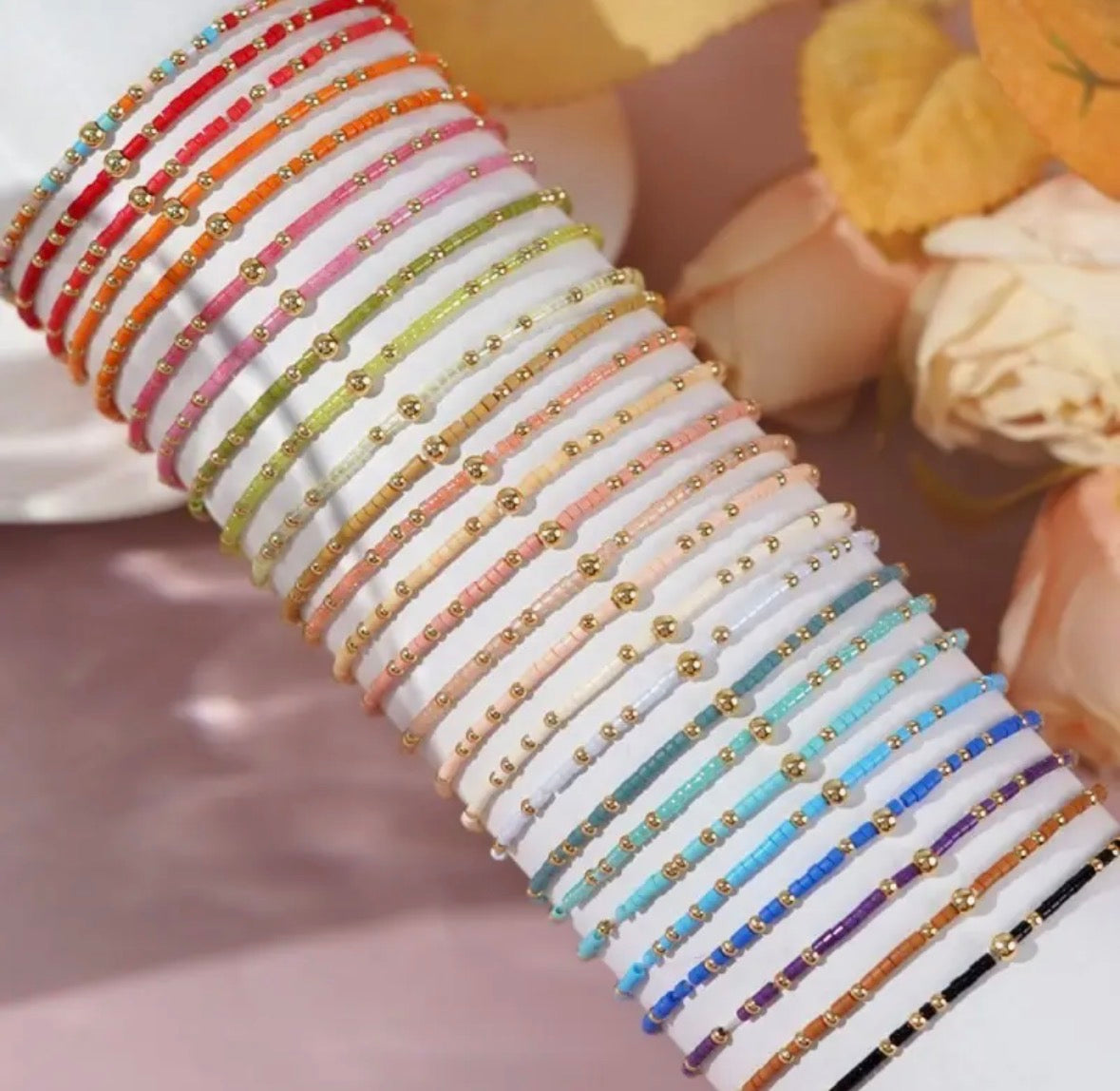 Colorful Ball Beaded Bracelet